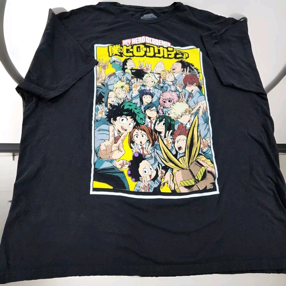 My Hero Academia Mens T-Shirt XL Short Sleeves Front Graphic Funimation Anime - Picture 2 of 5
